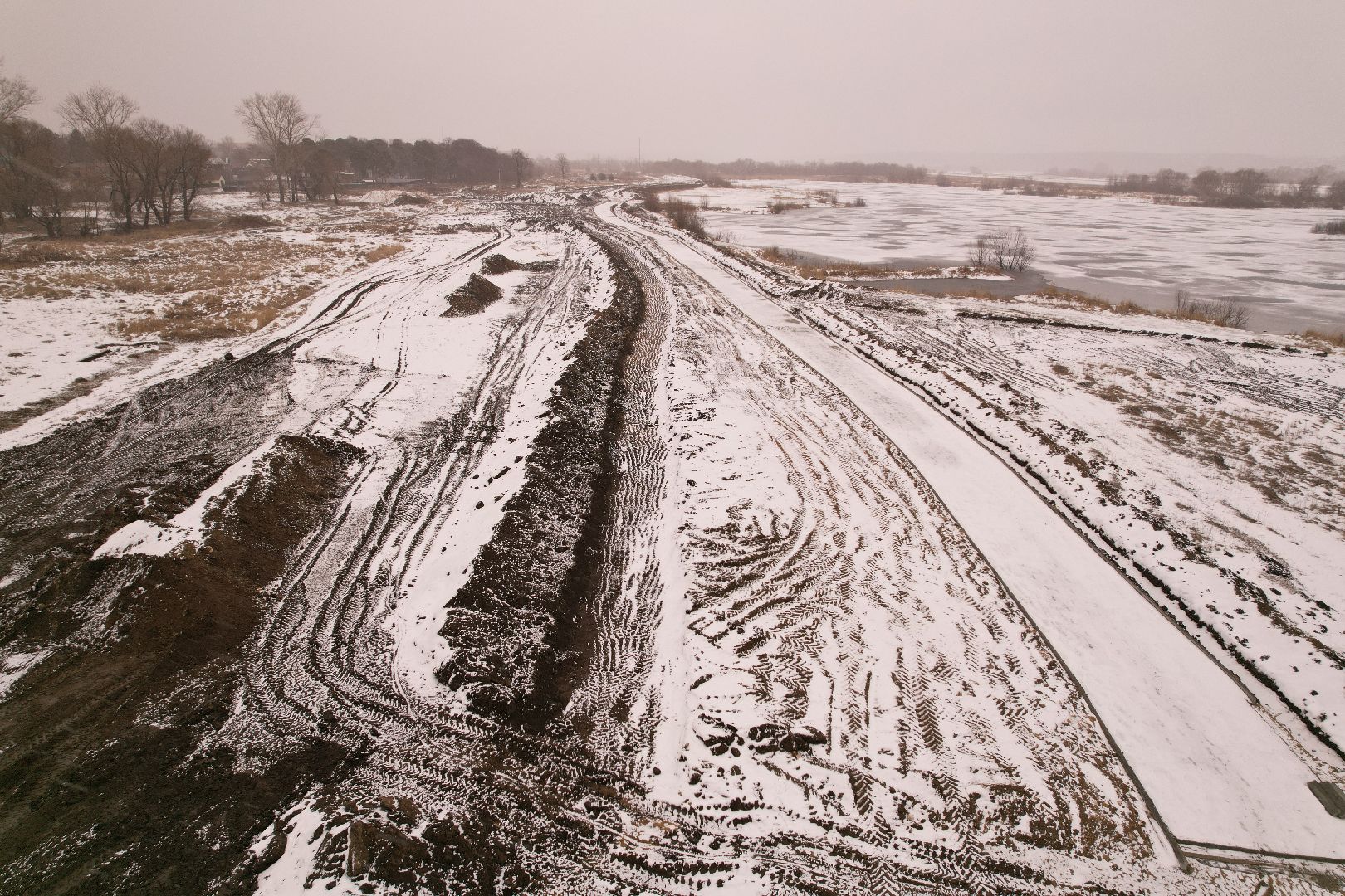 видео с коптера, коломна, благоустройство в озерах, карьер западный,