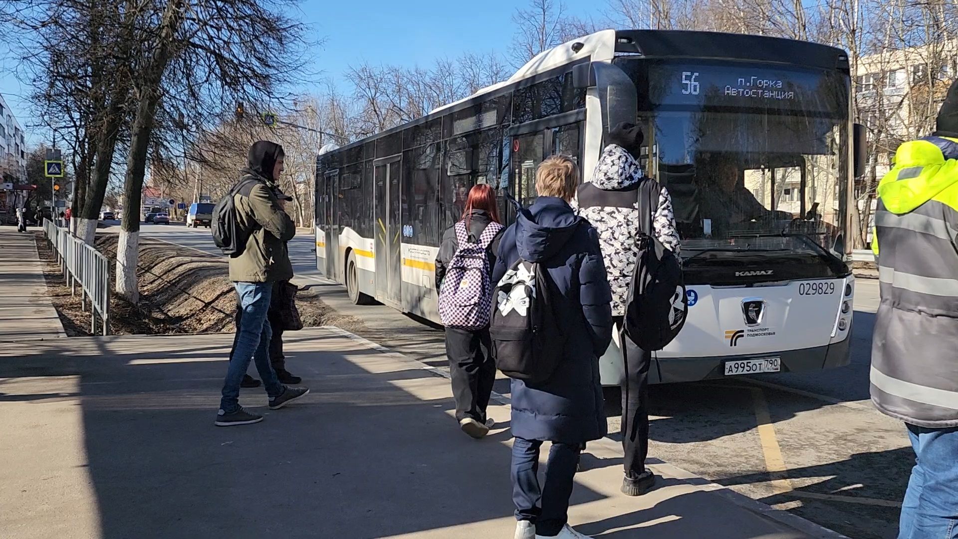 Бронницы, Транспорт, Автобусы Мострансавто, Проверка автобусов,
