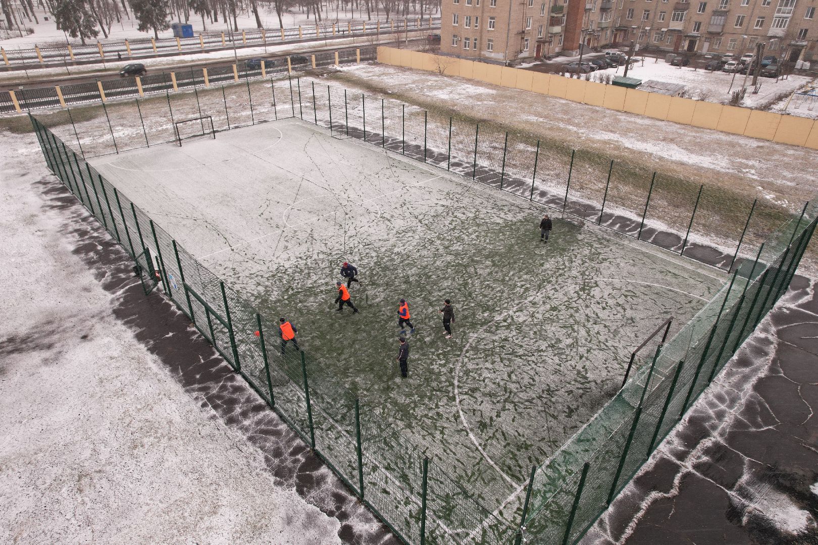 видео с коптера, коломна, стадион авангард,