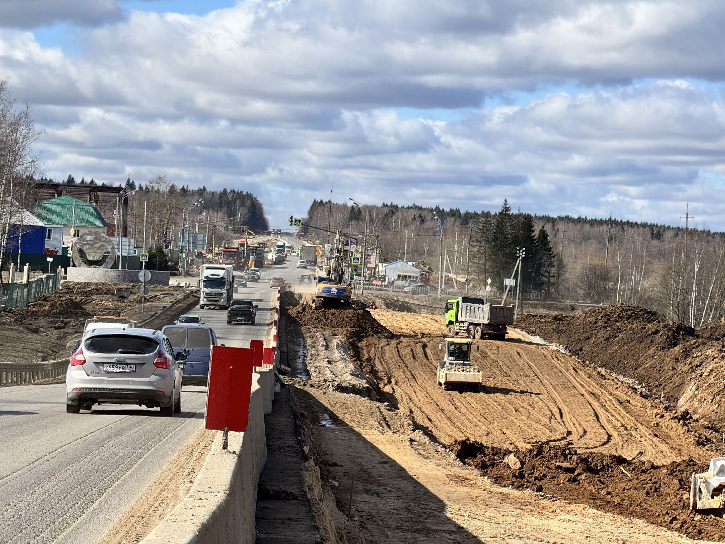 шаховская, дорога, федеральная дорога, расширение дороги,