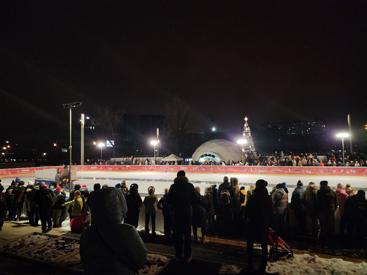 закрытие катка, каток, мытищи,