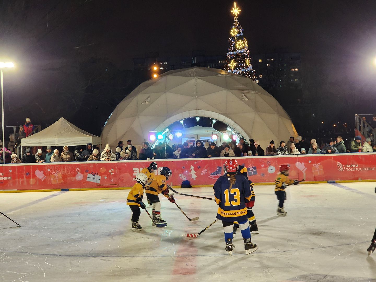 закрытие катка, каток, мытищи,