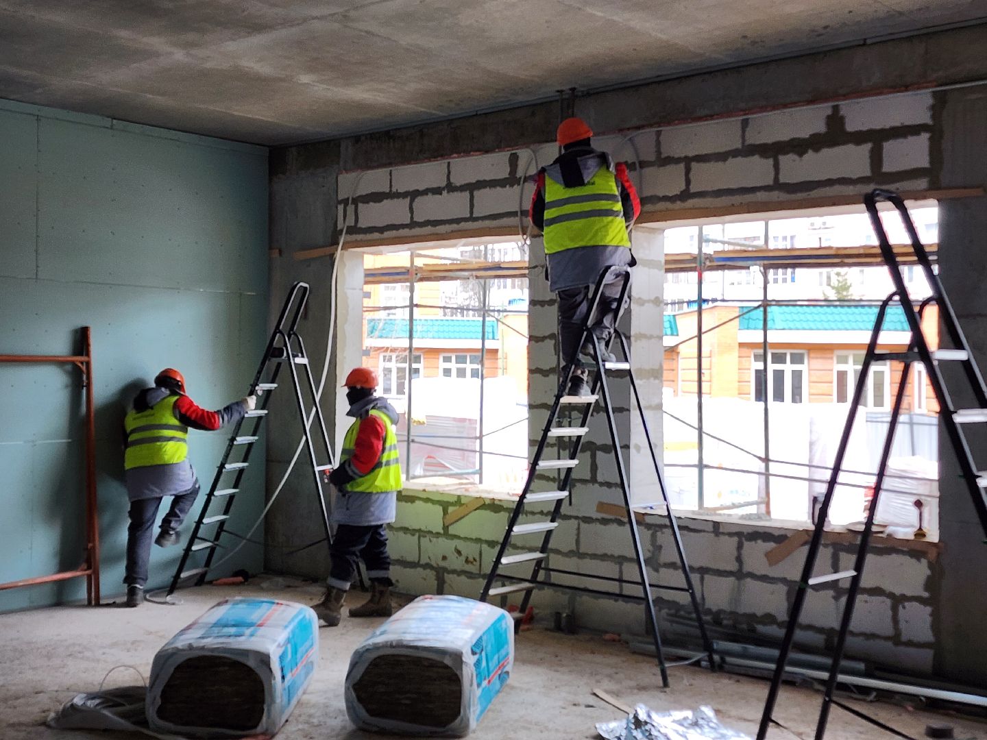 Чехов, улица лопасненская, школа 3, пристройка на 200 мест, строительство, комиссия, проверка, инспекция, сроки и качество работ, объем работ, глава округа михаил собакин,