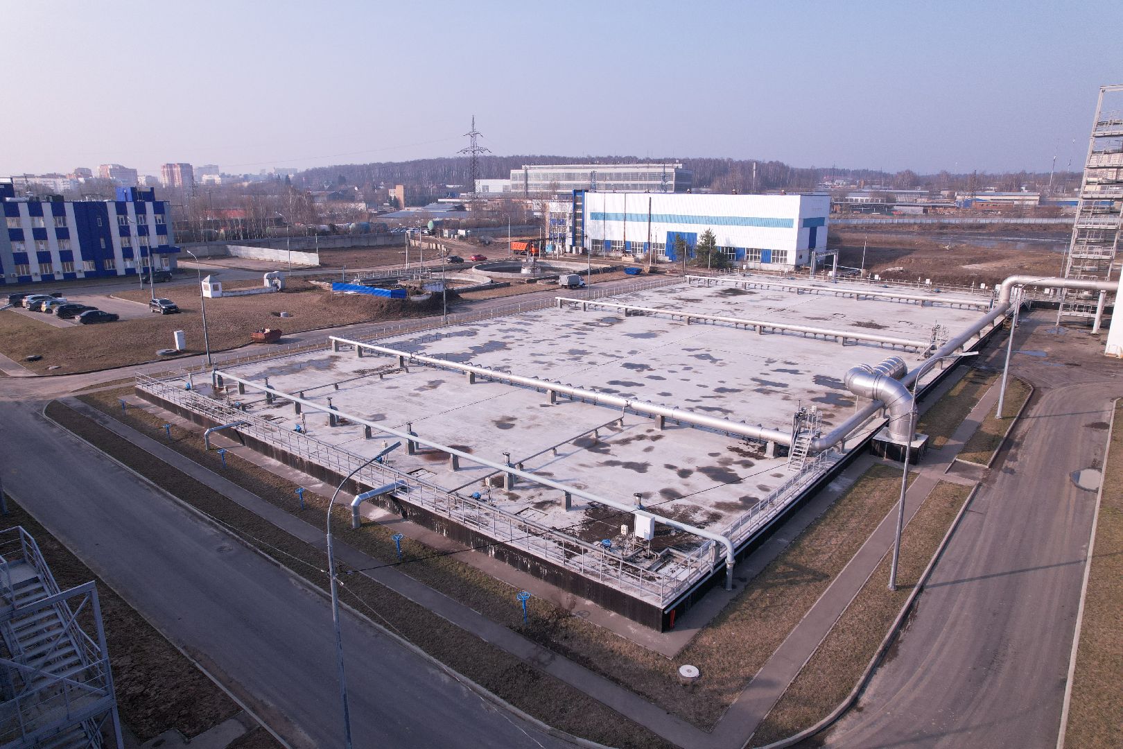 видео с коптера, щелковские очистные сооружения, экология щелково,