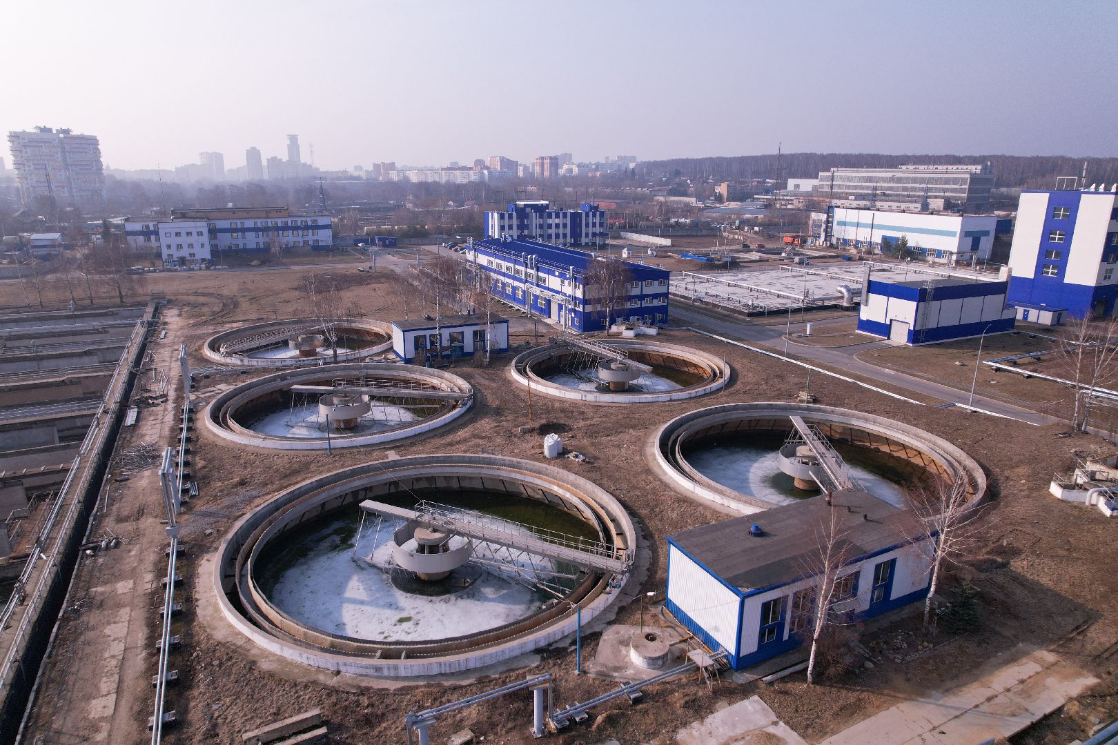 видео с коптера, щелковские очистные сооружения, экология щелково,