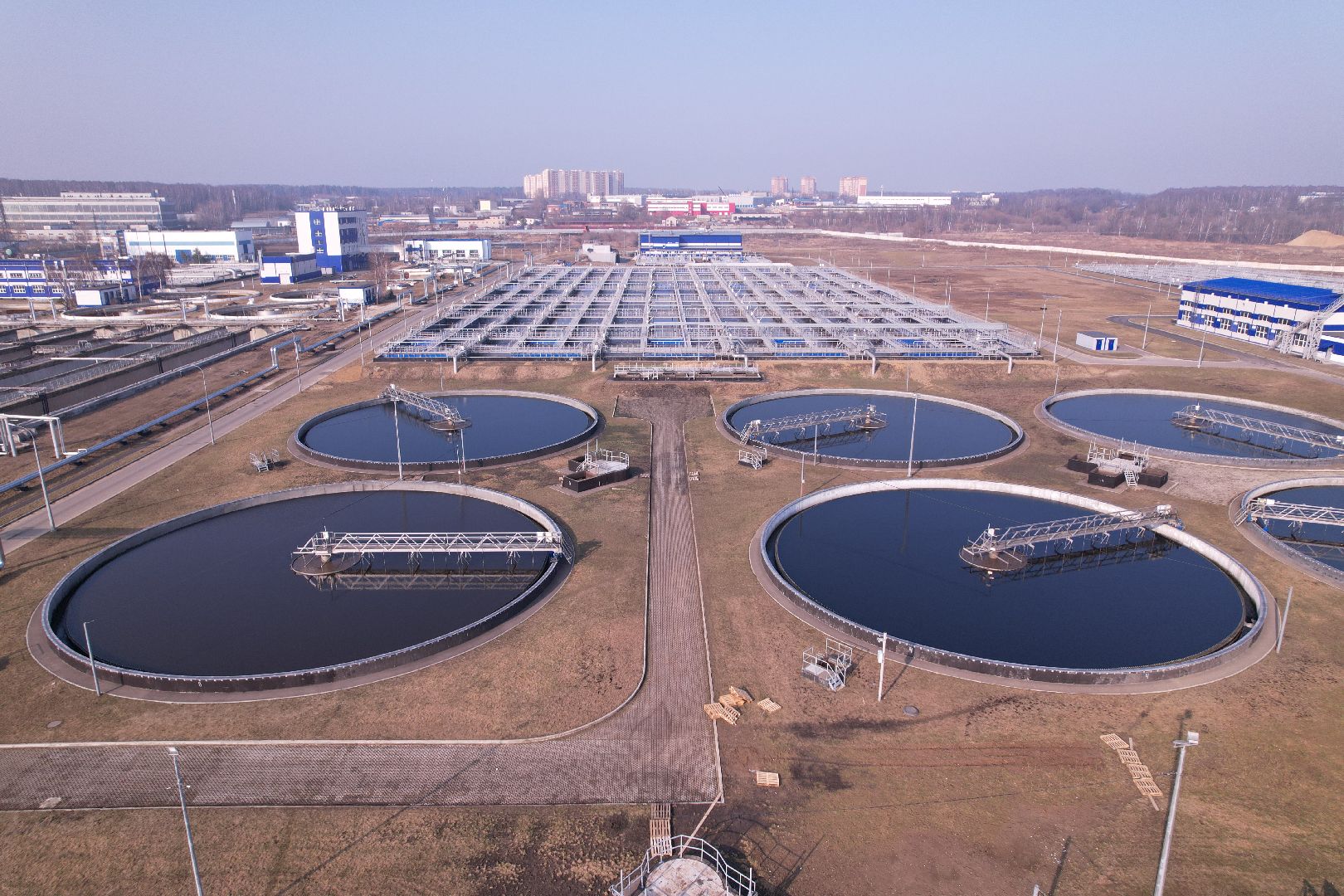 видео с коптера, щелковские очистные сооружения, экология щелково,