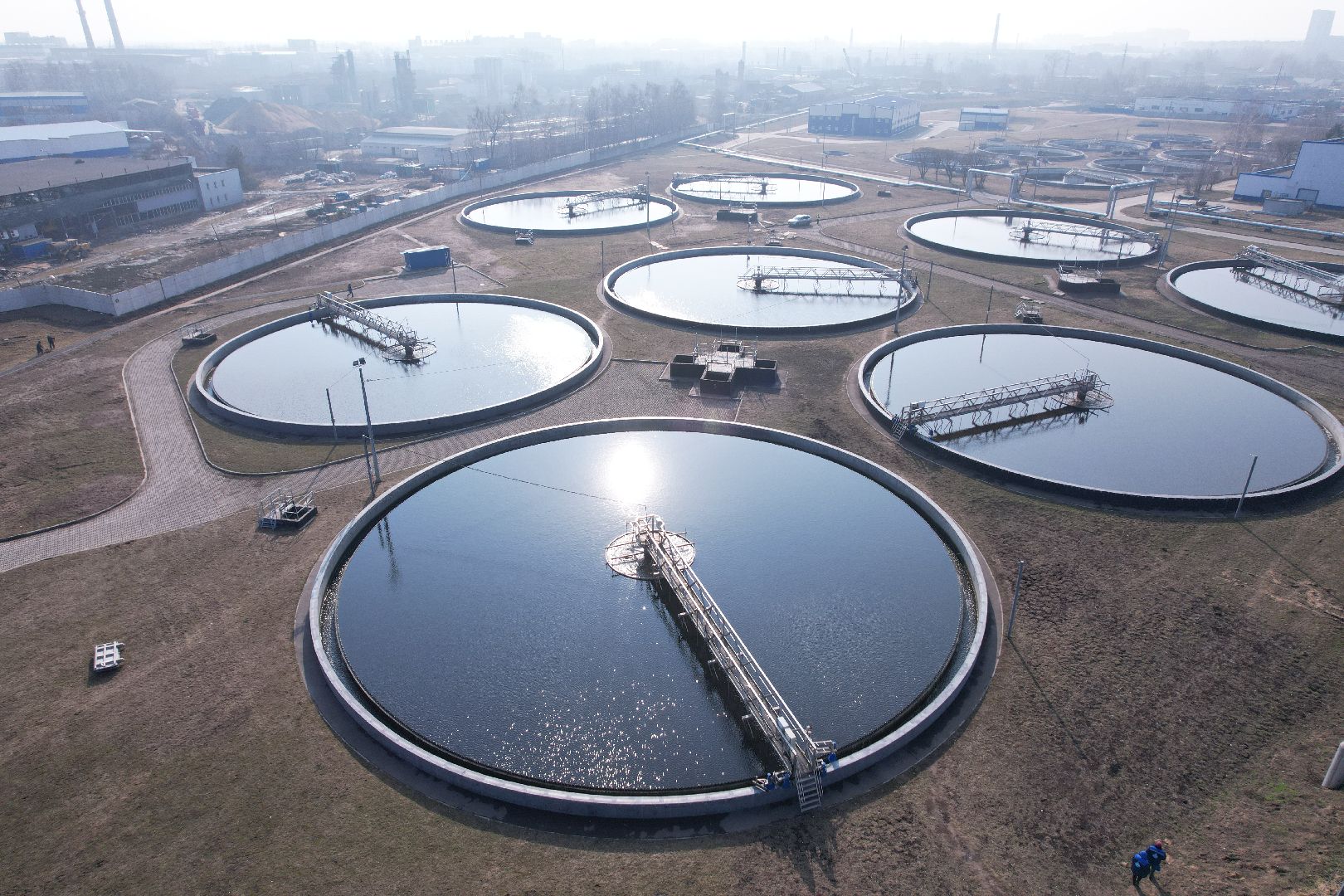 видео с коптера, щелковские очистные сооружения, экология щелково,