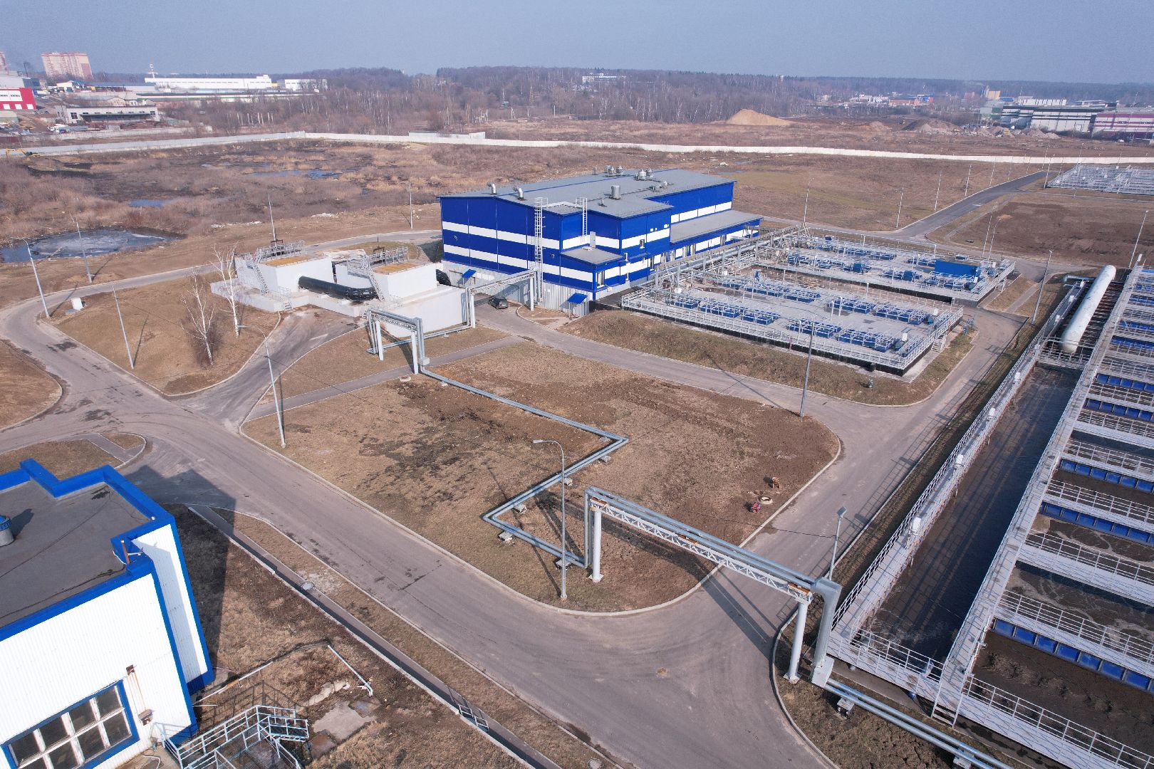 видео с коптера, щелковские очистные сооружения, экология щелково,