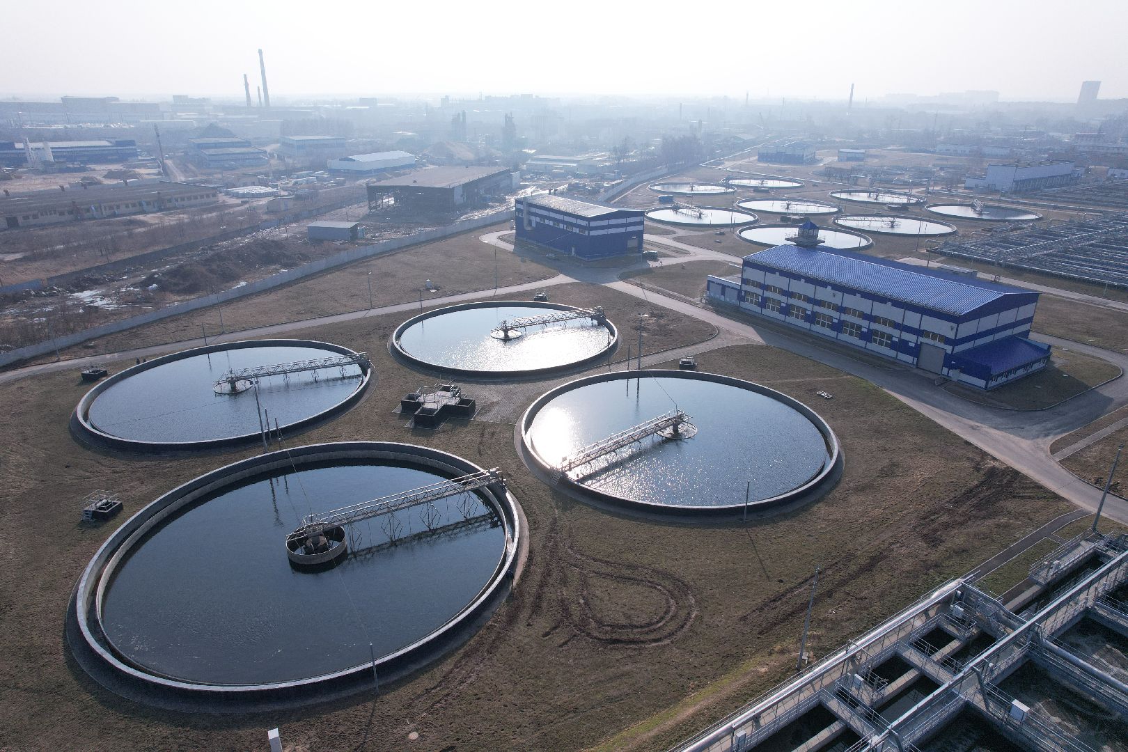 видео с коптера, щелковские очистные сооружения, экология щелково,