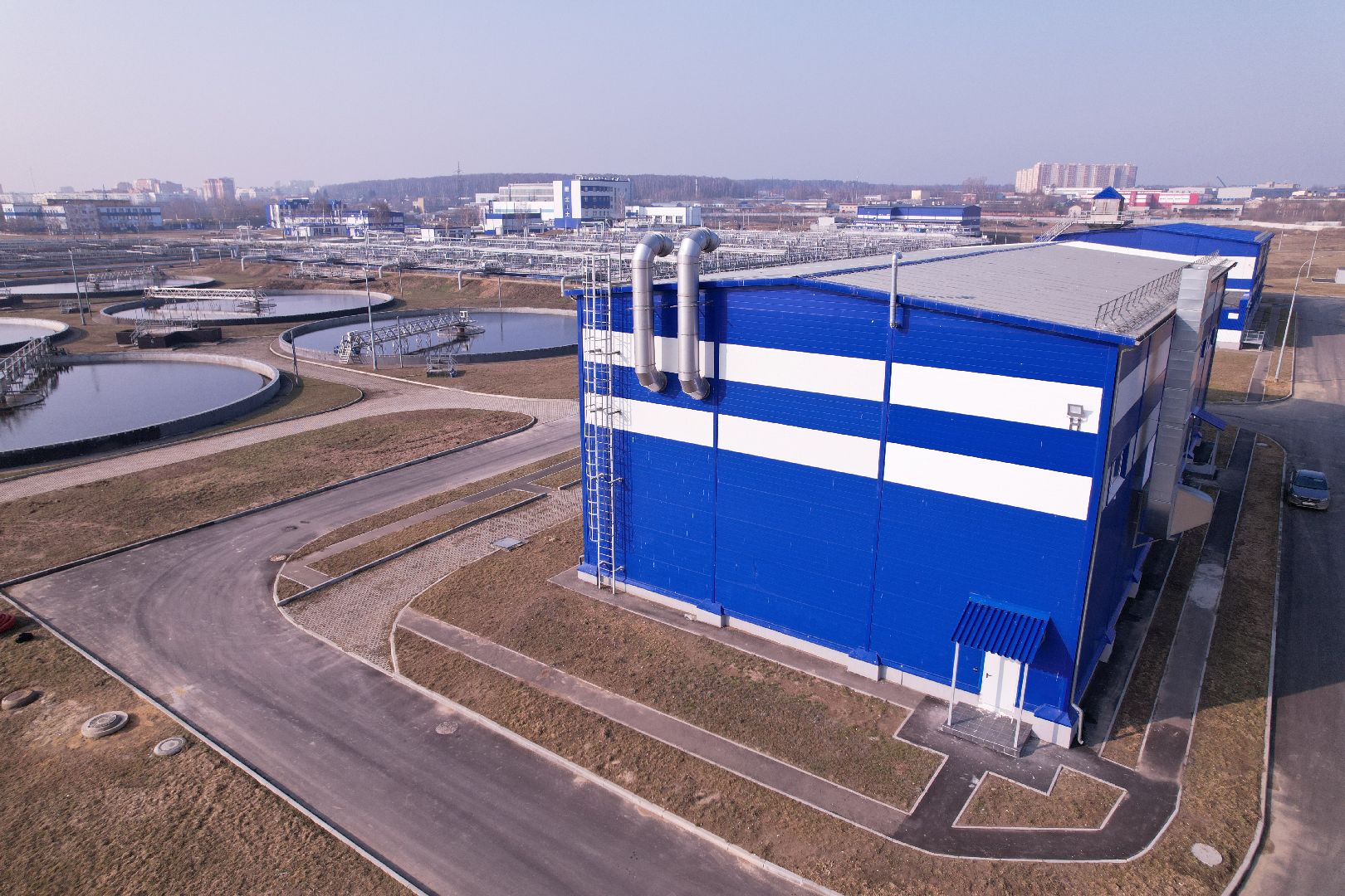 видео с коптера, щелковские очистные сооружения, экология щелково,