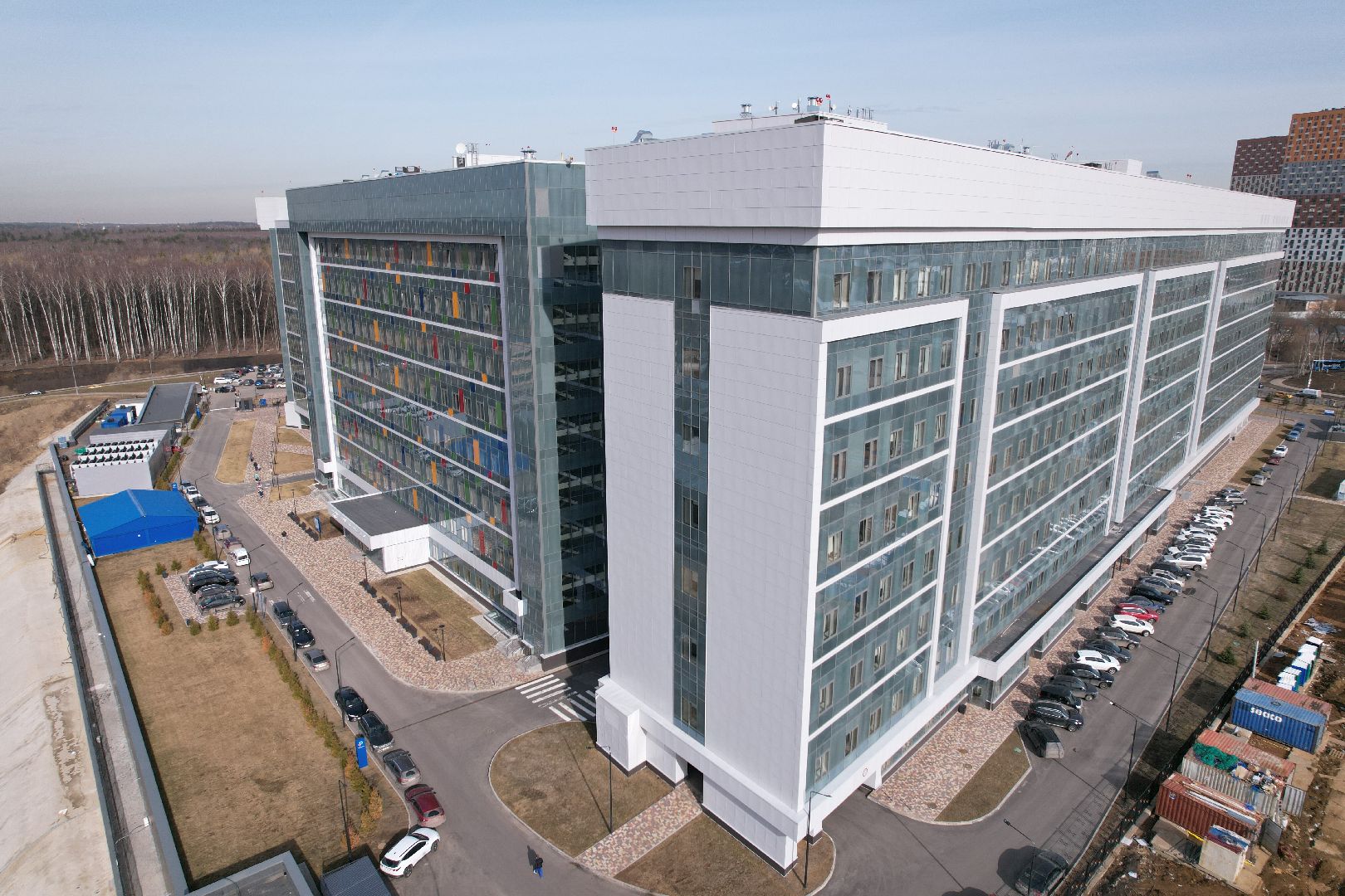 видео с коптера, медицина красногорска, детский клинический центр им рошаля,