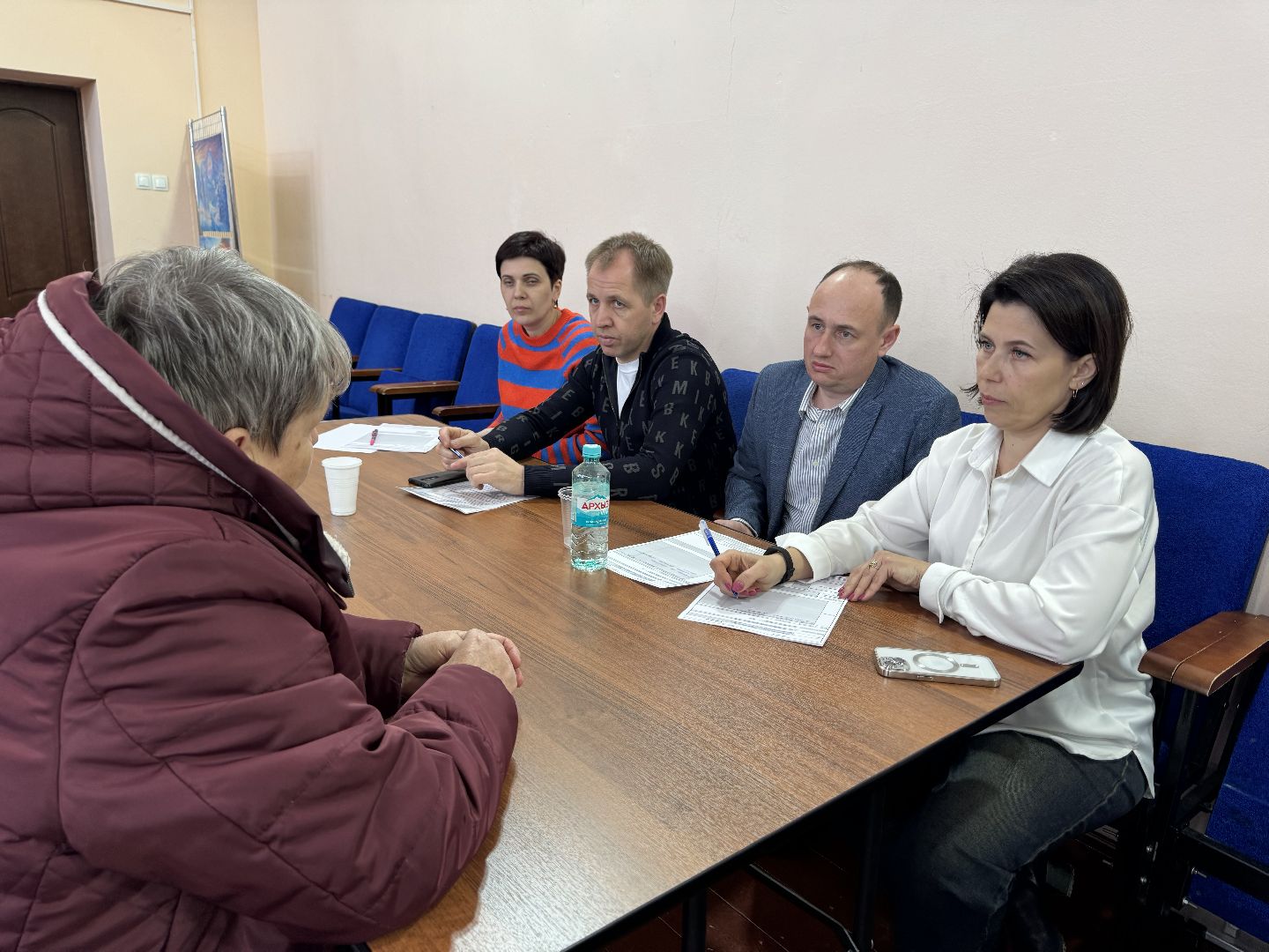 шаховская, выездная администиация, собрание,