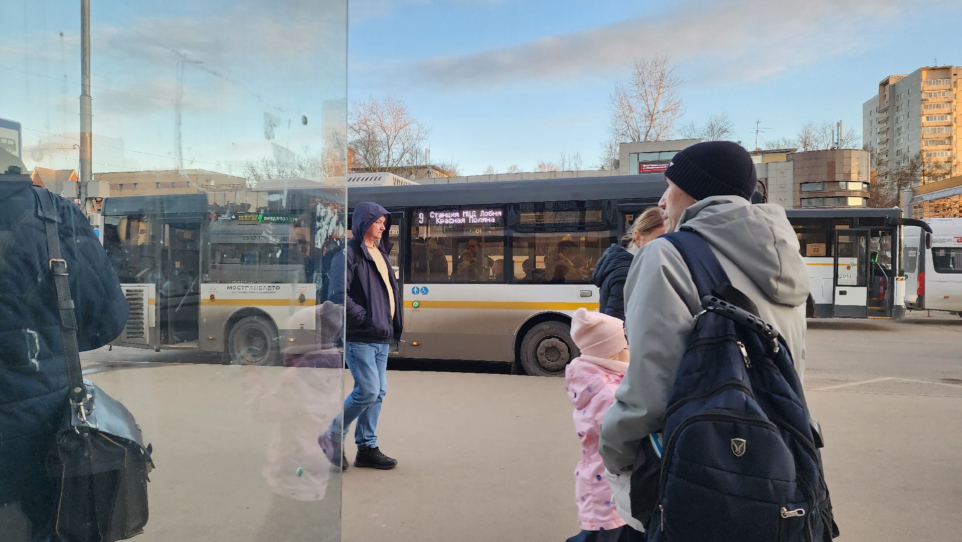 Автобусы, Лобня, пассажирский автобус, Пассажир,