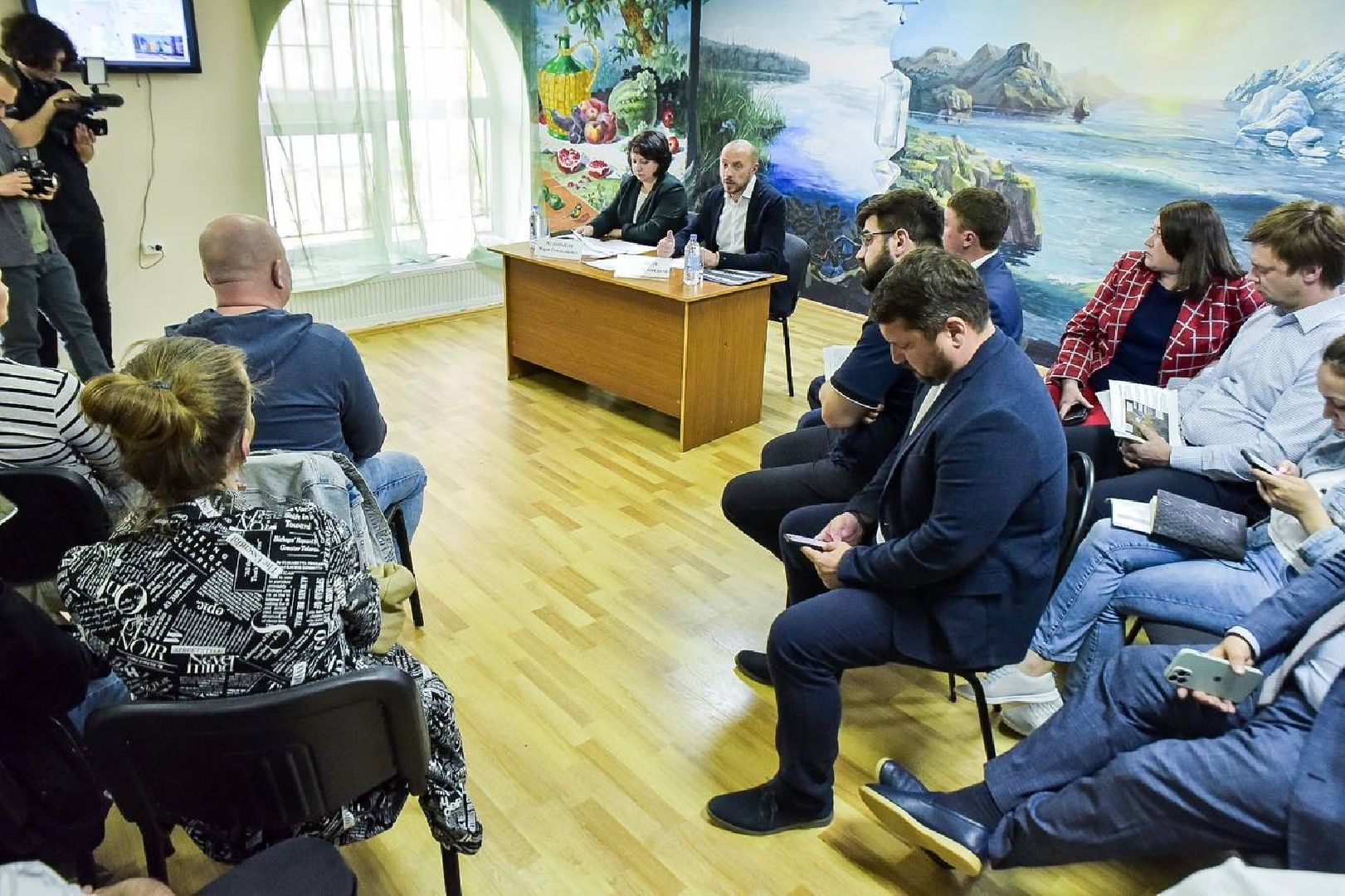 Солнечногорск, Голубое, глава, встреча, жители