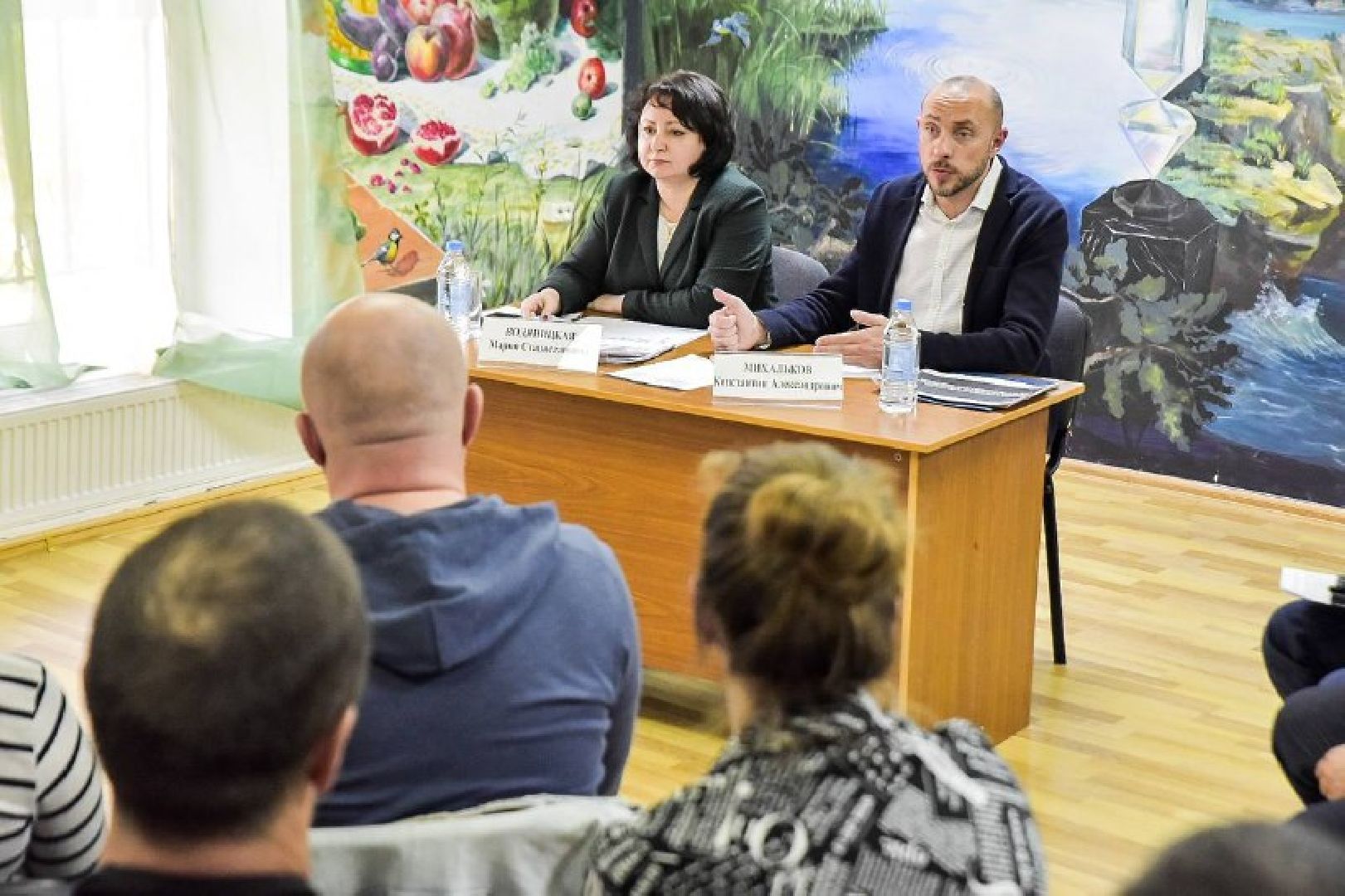 Солнечногорск, Голубое, глава, встреча, жители