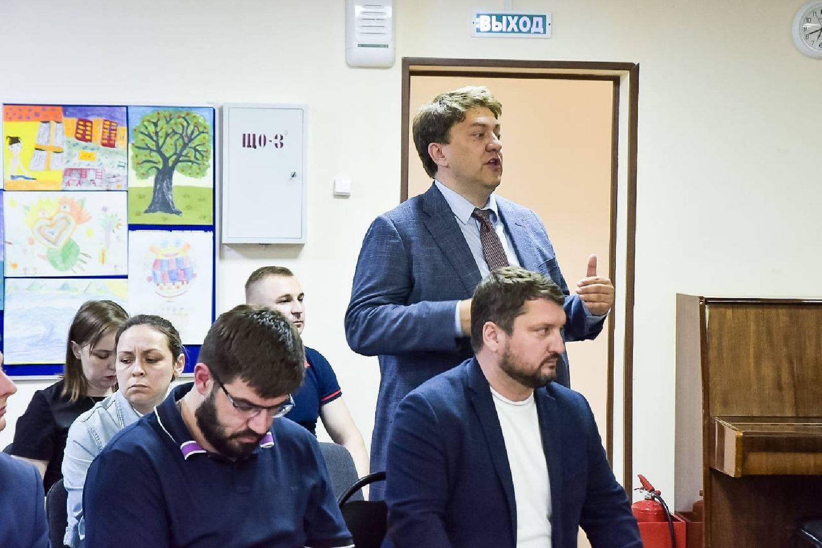 Солнечногорск, Голубое, глава, встреча, жители