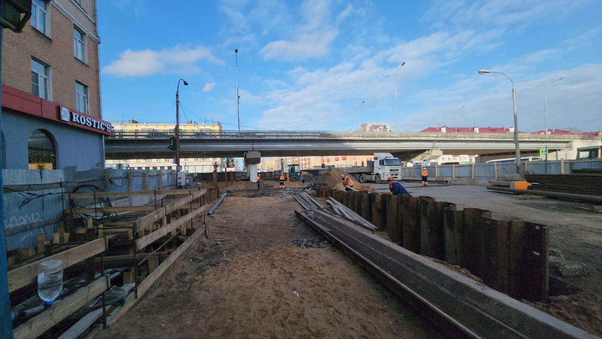 Люберцы, подземный пешеходный переход, строительство,