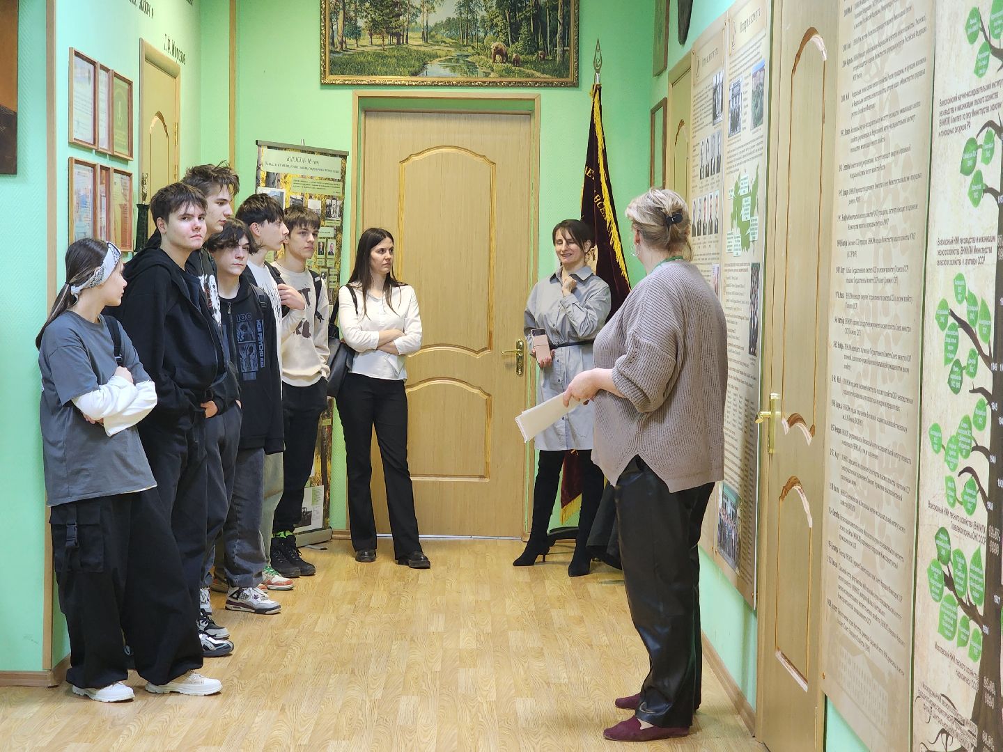 пушкино, дендропарк, школьники,