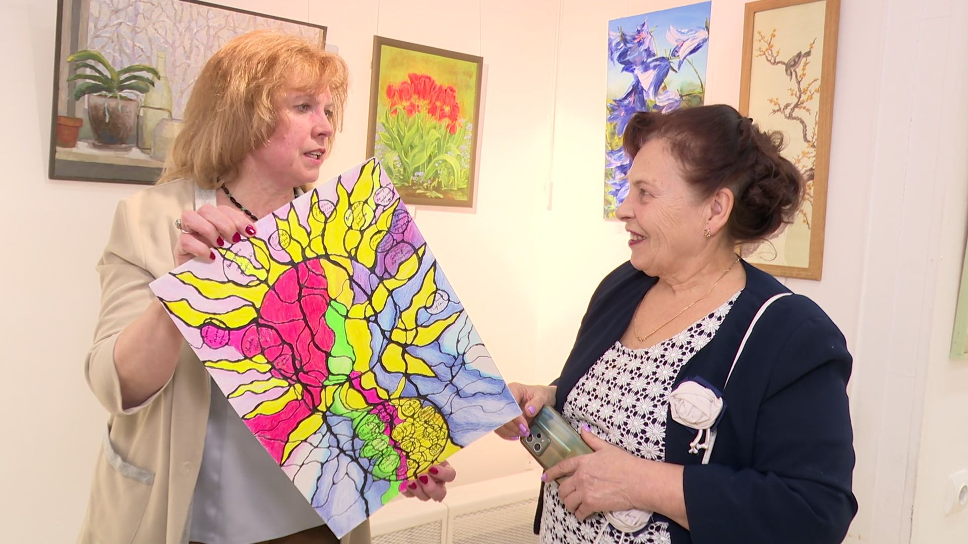 Реутов, музей, выставка, цветы, картины,