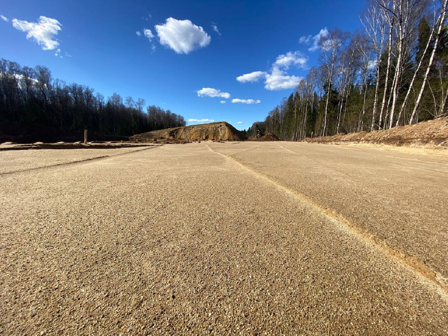 строительство в Красногрске, дублел пятницкого шоссе, строительство дороги,
