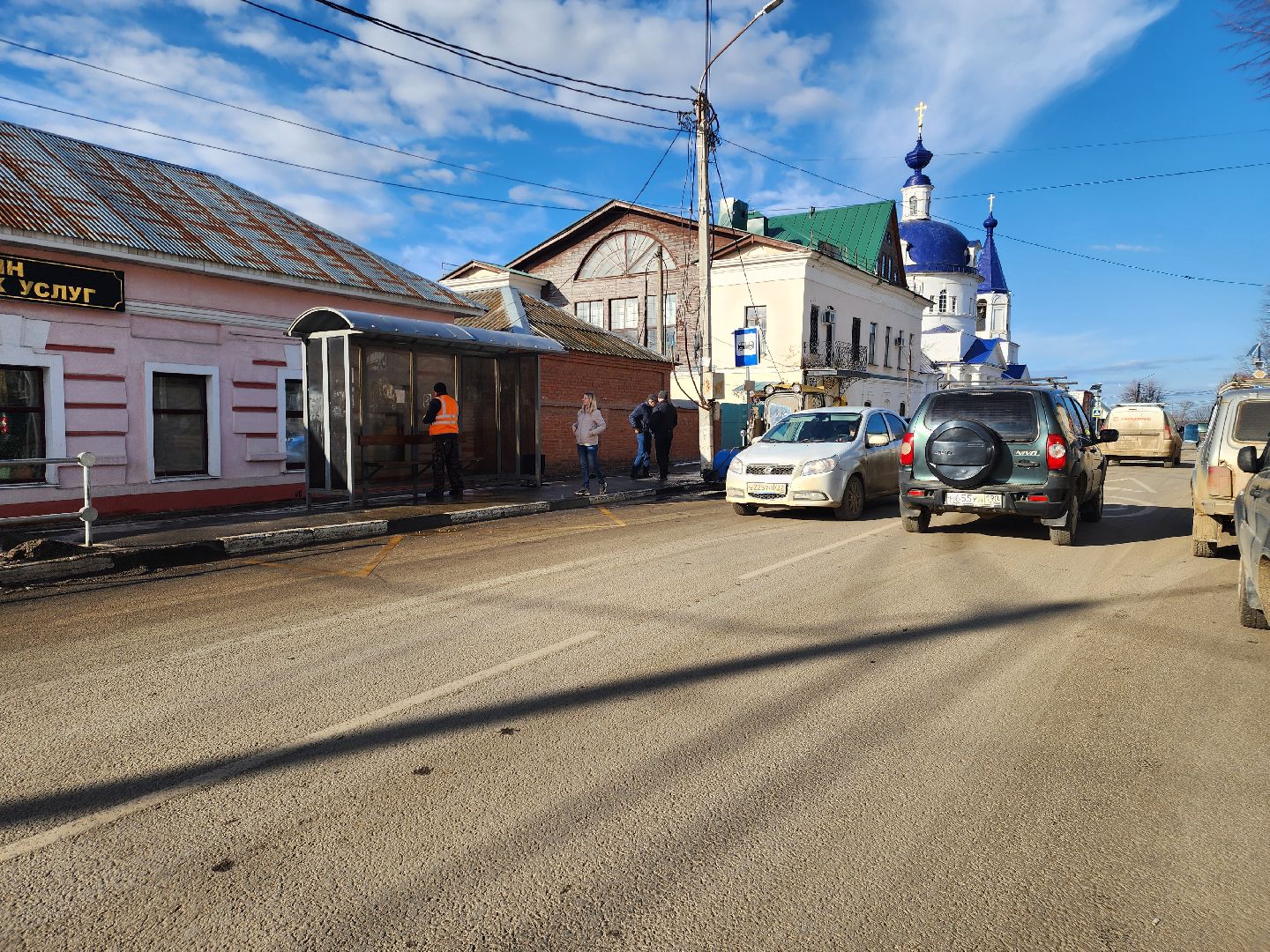 Зарайск, весенне-летняя уборка, мойка остановок,