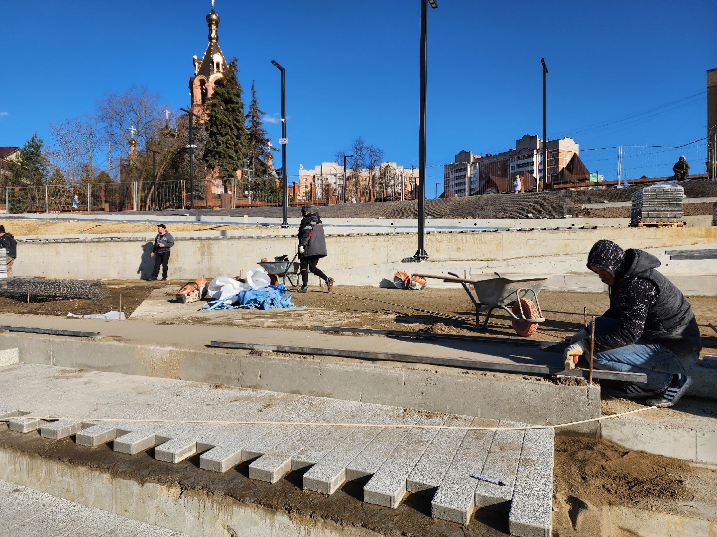 раменское, благоустройство, площадь победы,
