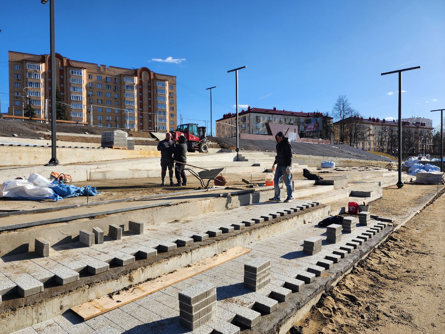 раменское, благоустройство, площадь победы,