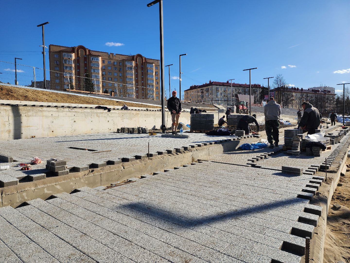 раменское, благоустройство, площадь победы,