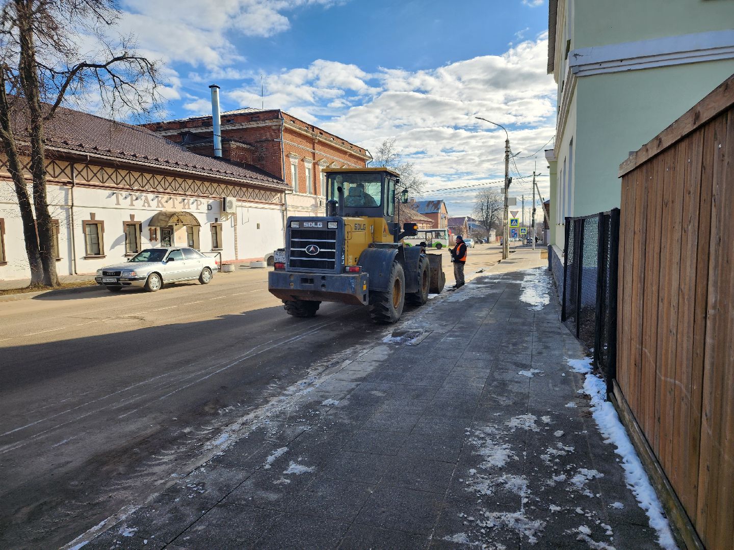 зарайск, дороги, весенняя уборка, уборка улиц Зарайска,