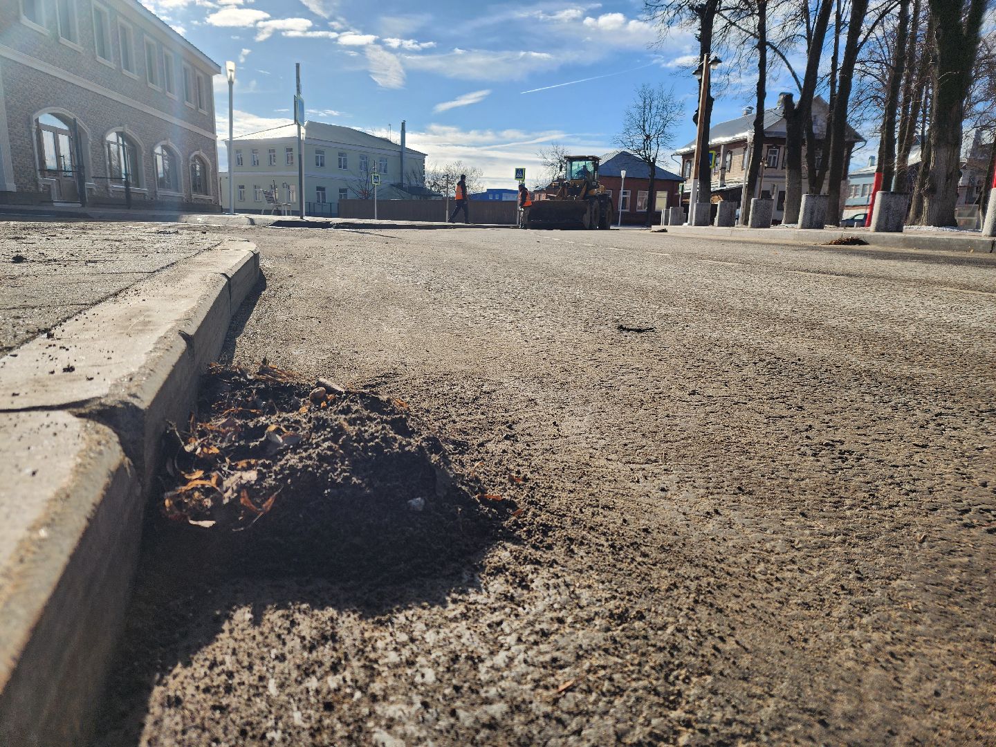 зарайск, дороги, весенняя уборка, уборка улиц Зарайска,