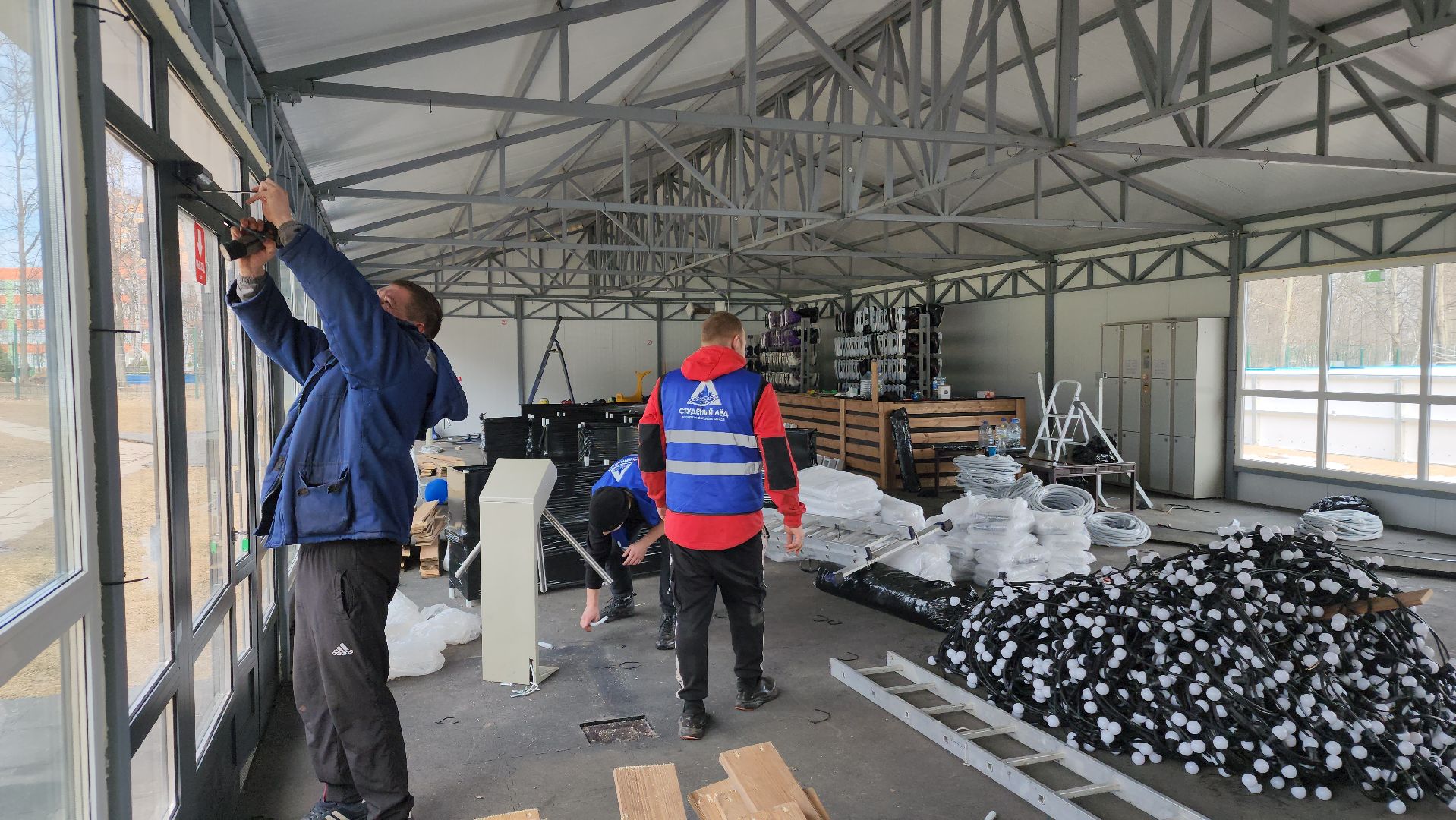 ступино, парки подмосковья, каток в ступино,