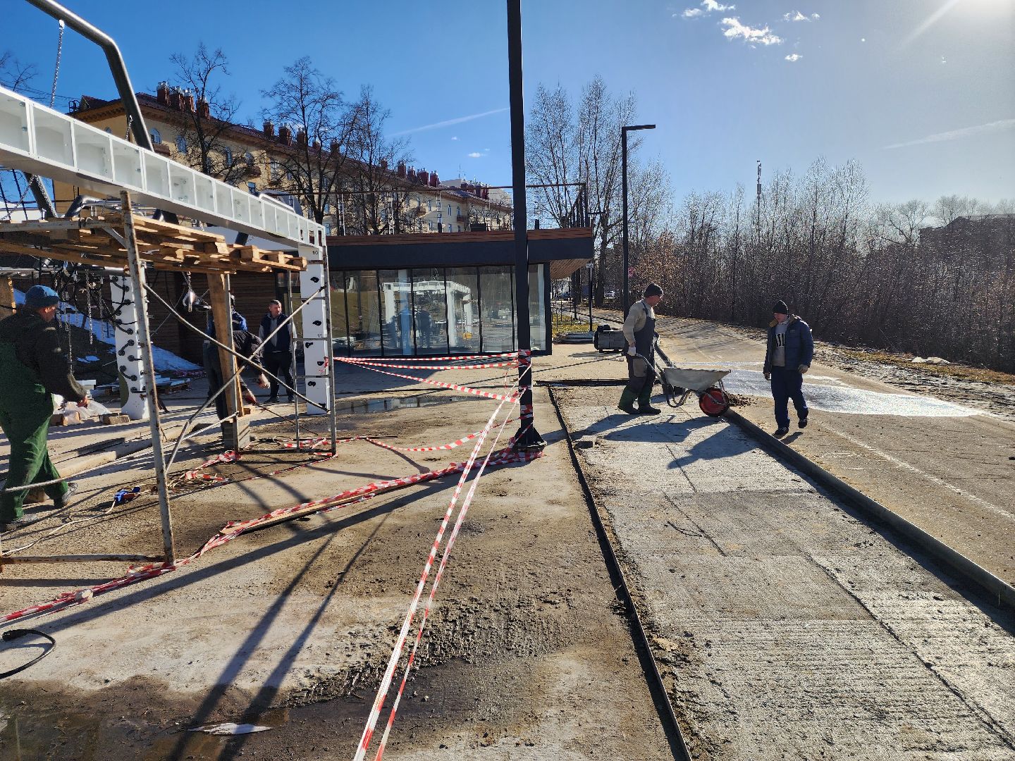 раменское, благоустройство, площадь победы,