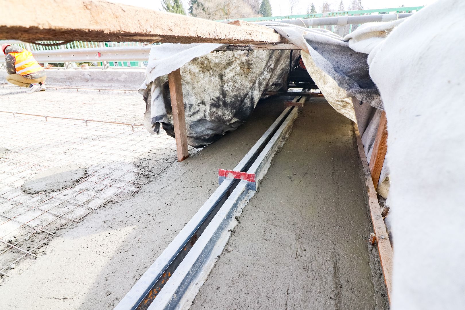 Клин, транспорт, дороги, ремонт моста, строительство,