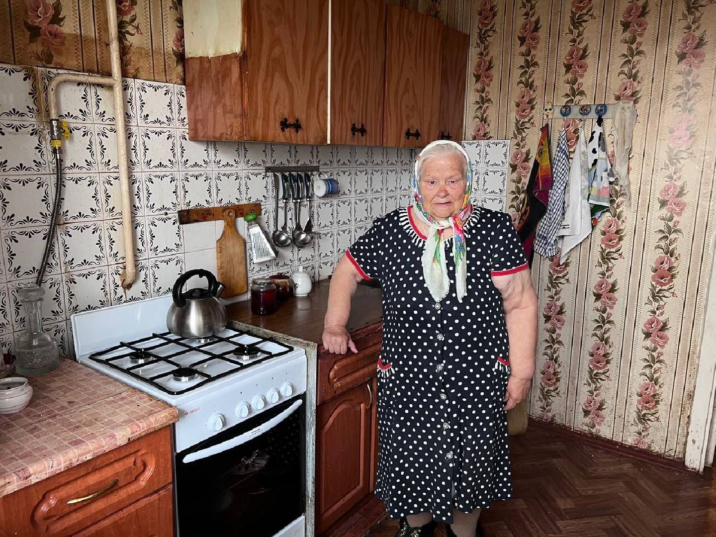 Чехов, газ, газовая плита, ветеран, день труда