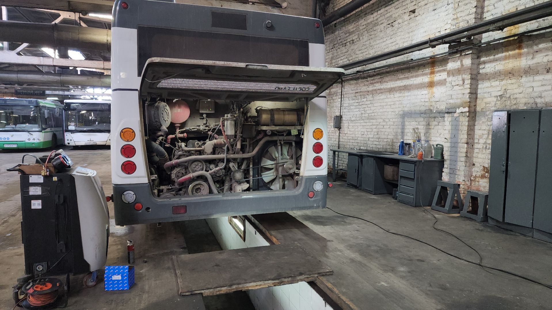 Подольск, Мострансавто, транспорт, автобусы,весенний сезон,