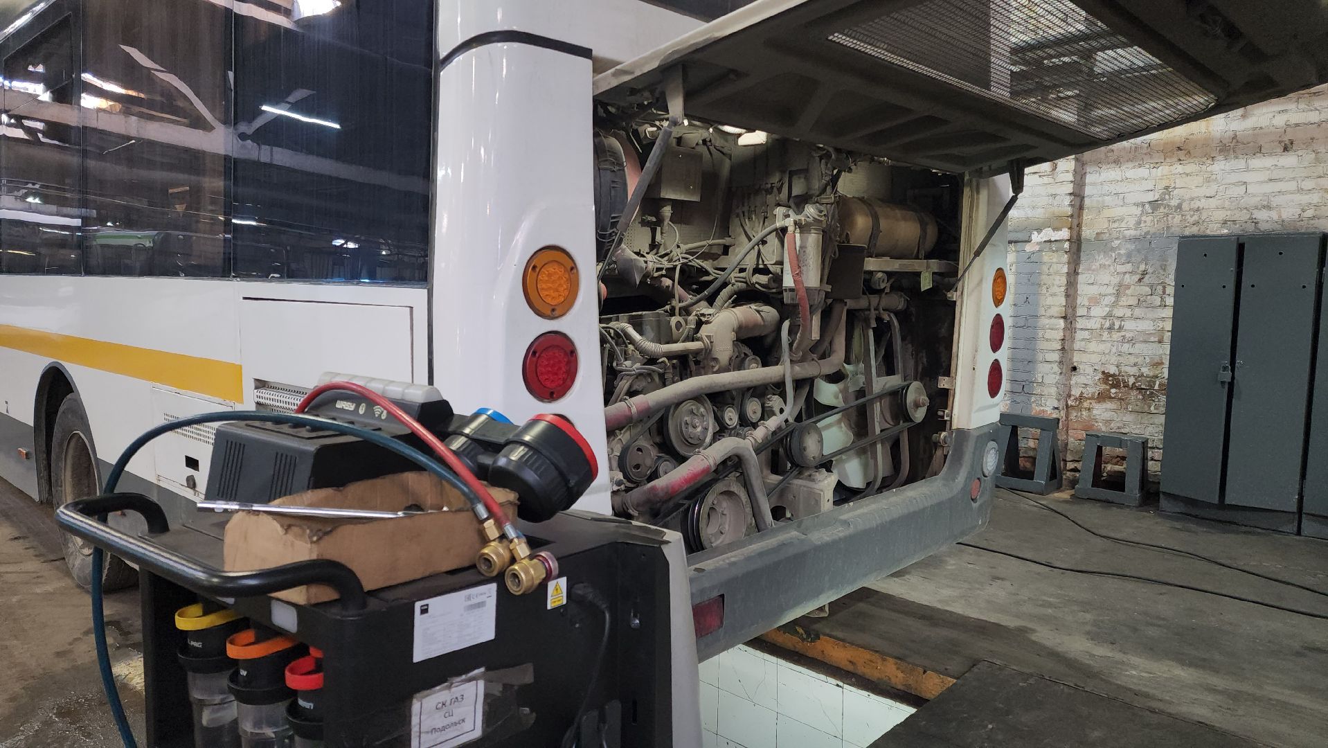 Подольск, Мострансавто, транспорт, автобусы,весенний сезон,