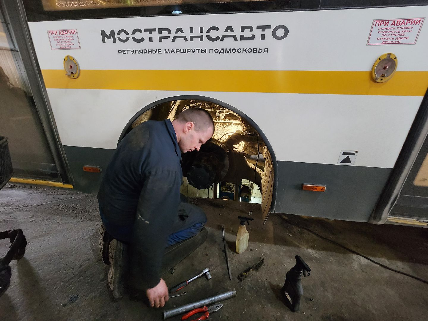 Чехов, мострансавто, общественный транспорт, автобусы, техническое состояние, ремонт, обслуживание, новые автобусы, комиссия, проверка, инспекция, глава округа михаил собакин,