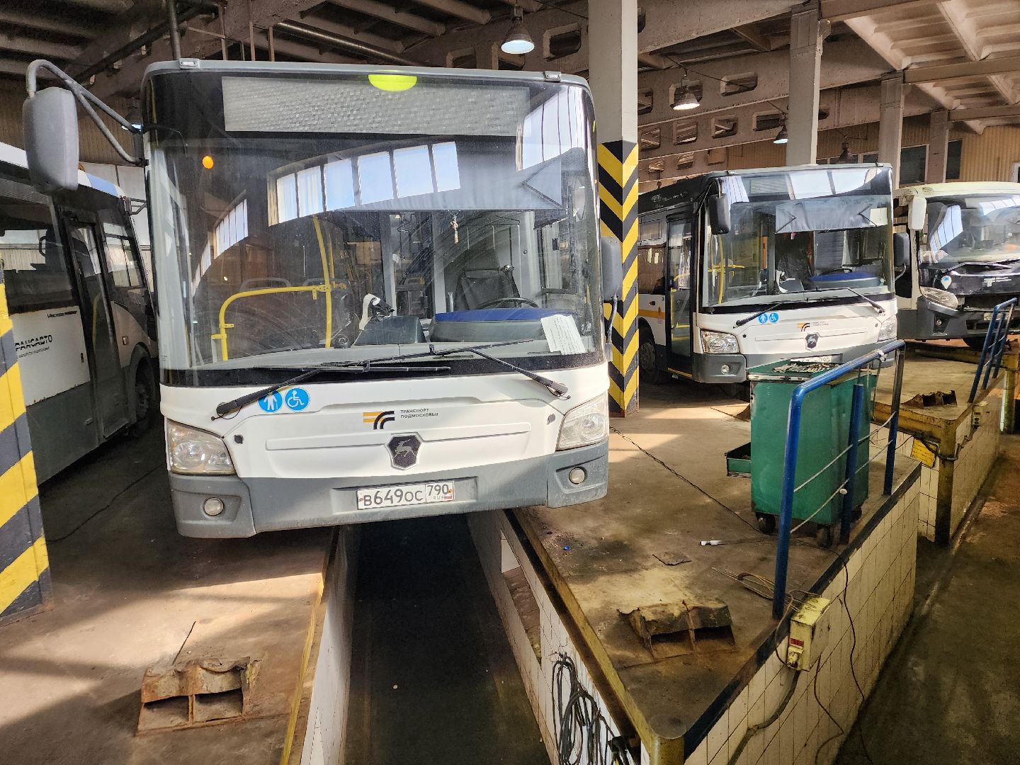 Чехов, мострансавто, общественный транспорт, автобусы, техническое состояние, ремонт, обслуживание, новые автобусы, комиссия, проверка, инспекция, глава округа михаил собакин,