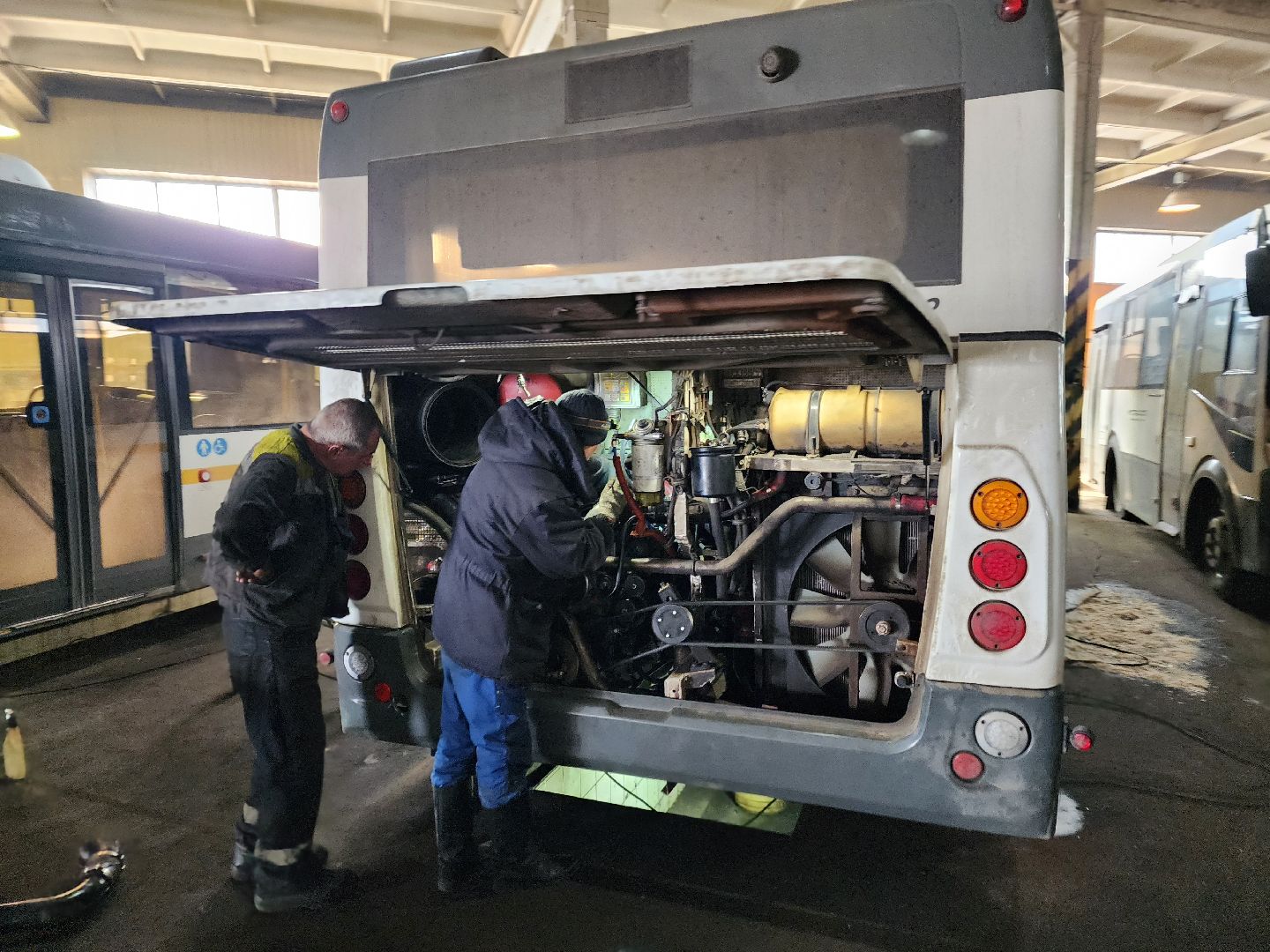 Чехов, мострансавто, общественный транспорт, автобусы, техническое состояние, ремонт, обслуживание, новые автобусы, комиссия, проверка, инспекция, глава округа михаил собакин,