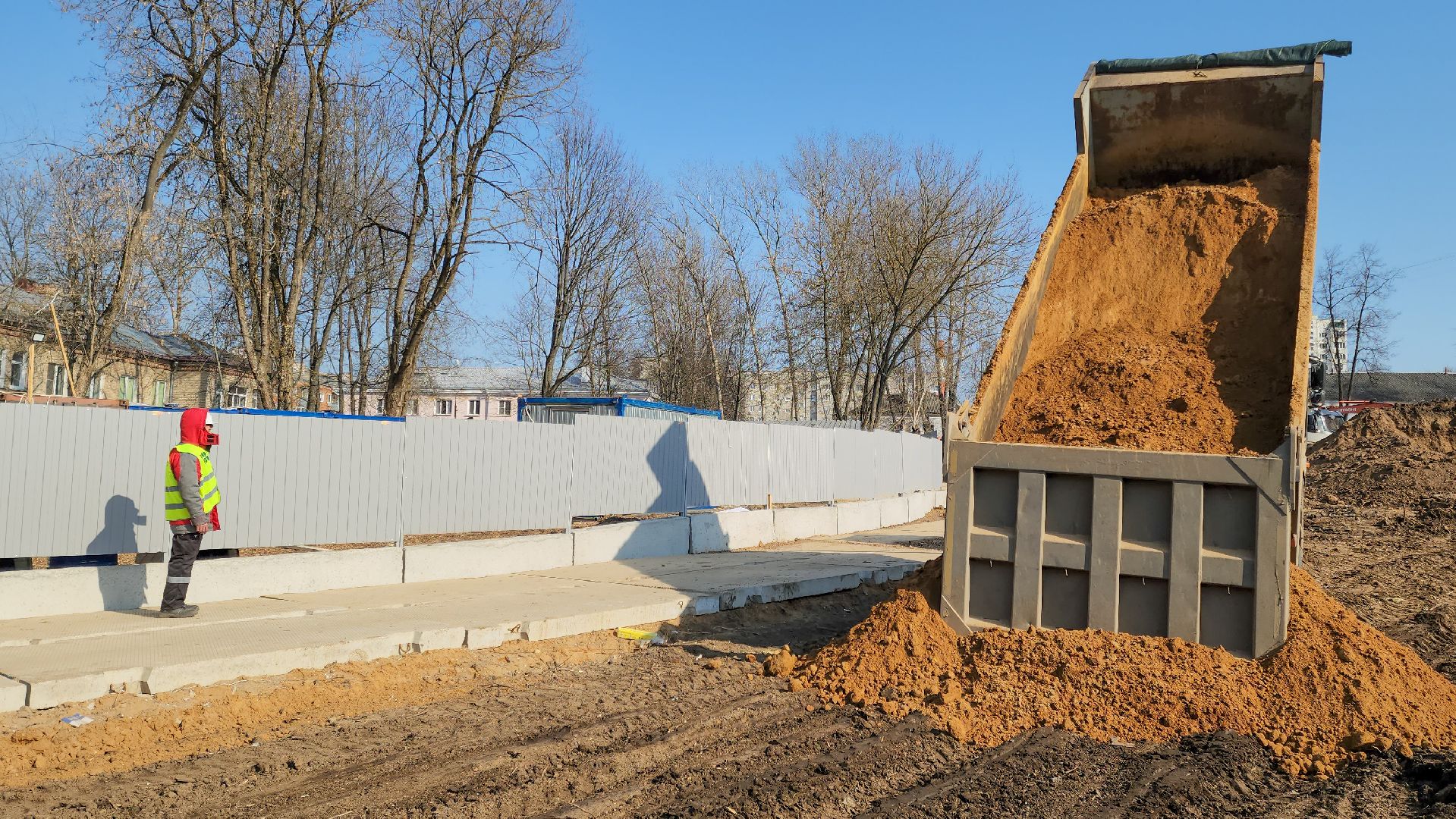 строительство, реконструкция здания, школа 16, подольск,