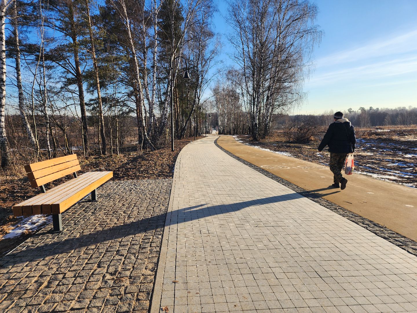 фрязино, благоустройство, пешеходная дорожка, велодорожка, гребнево,