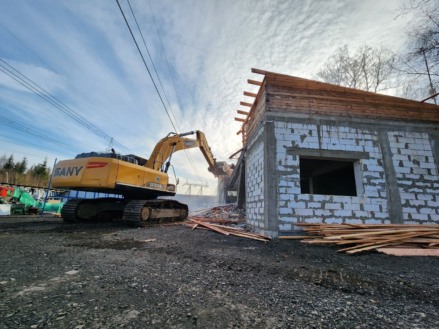 снос незаконных строений, мытищи,