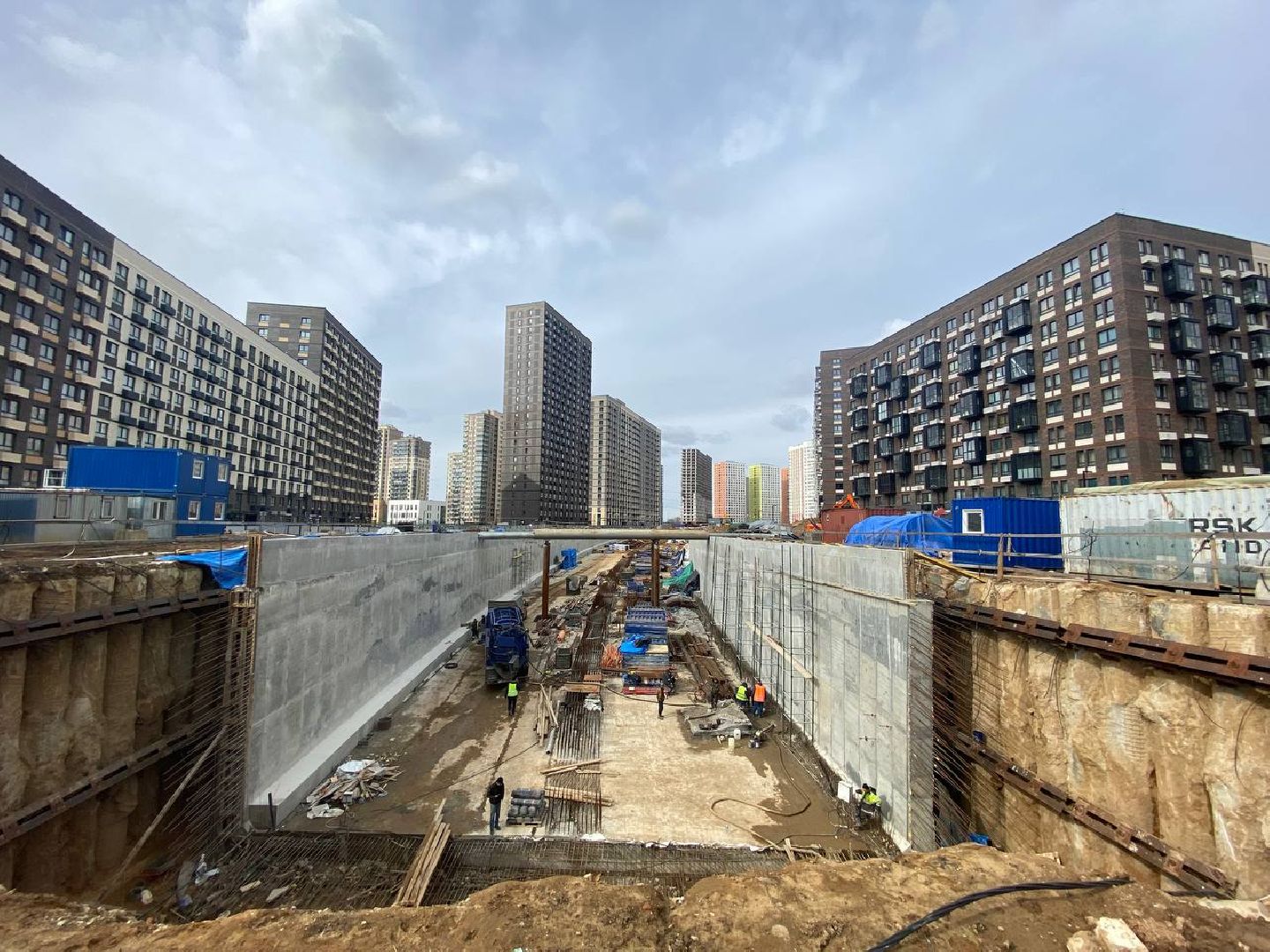 тоннель в Путилково, Строительство тоннеля, Строительство в Путилково,