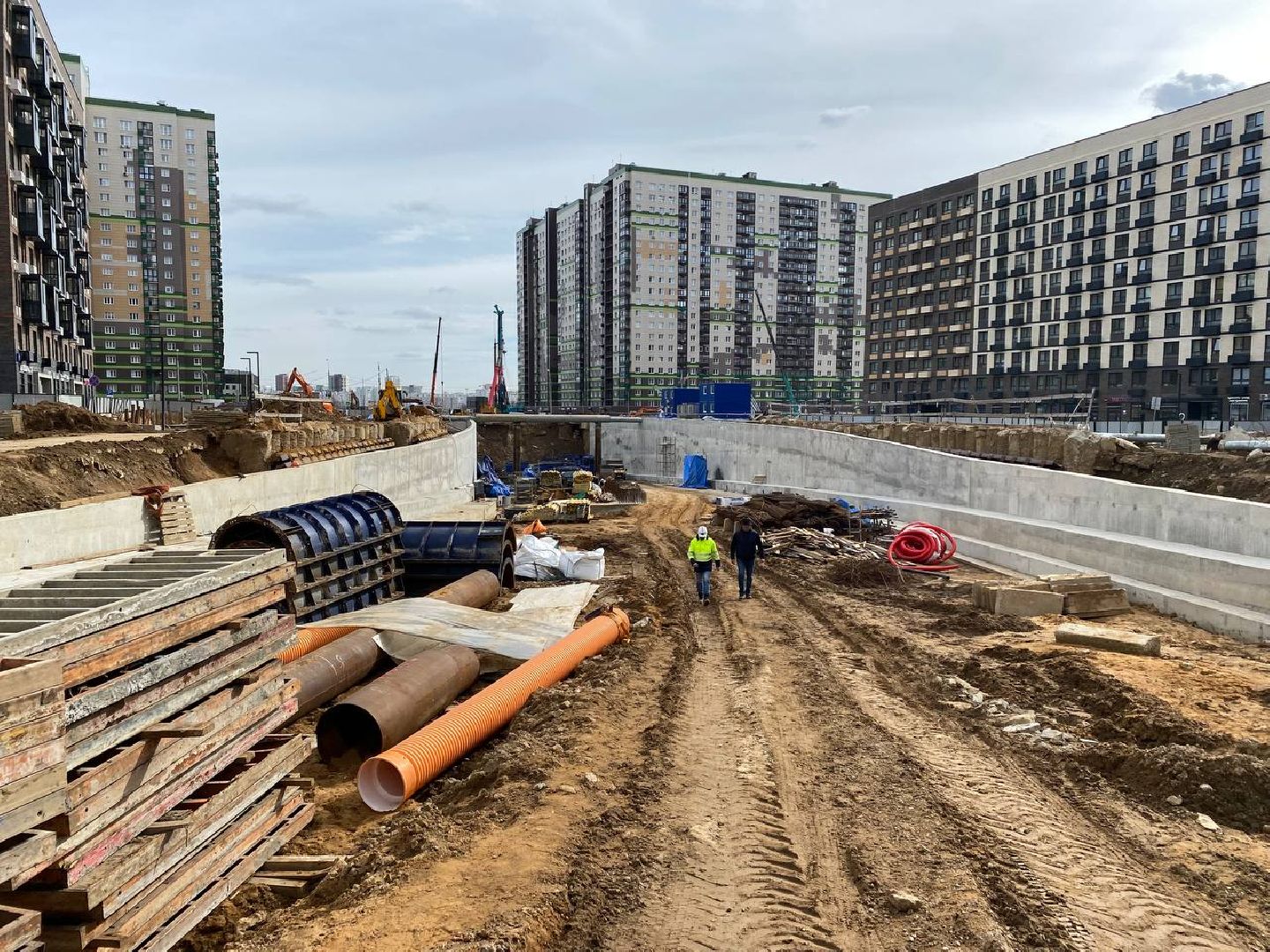 тоннель в Путилково, Строительство тоннеля, Строительство в Путилково,