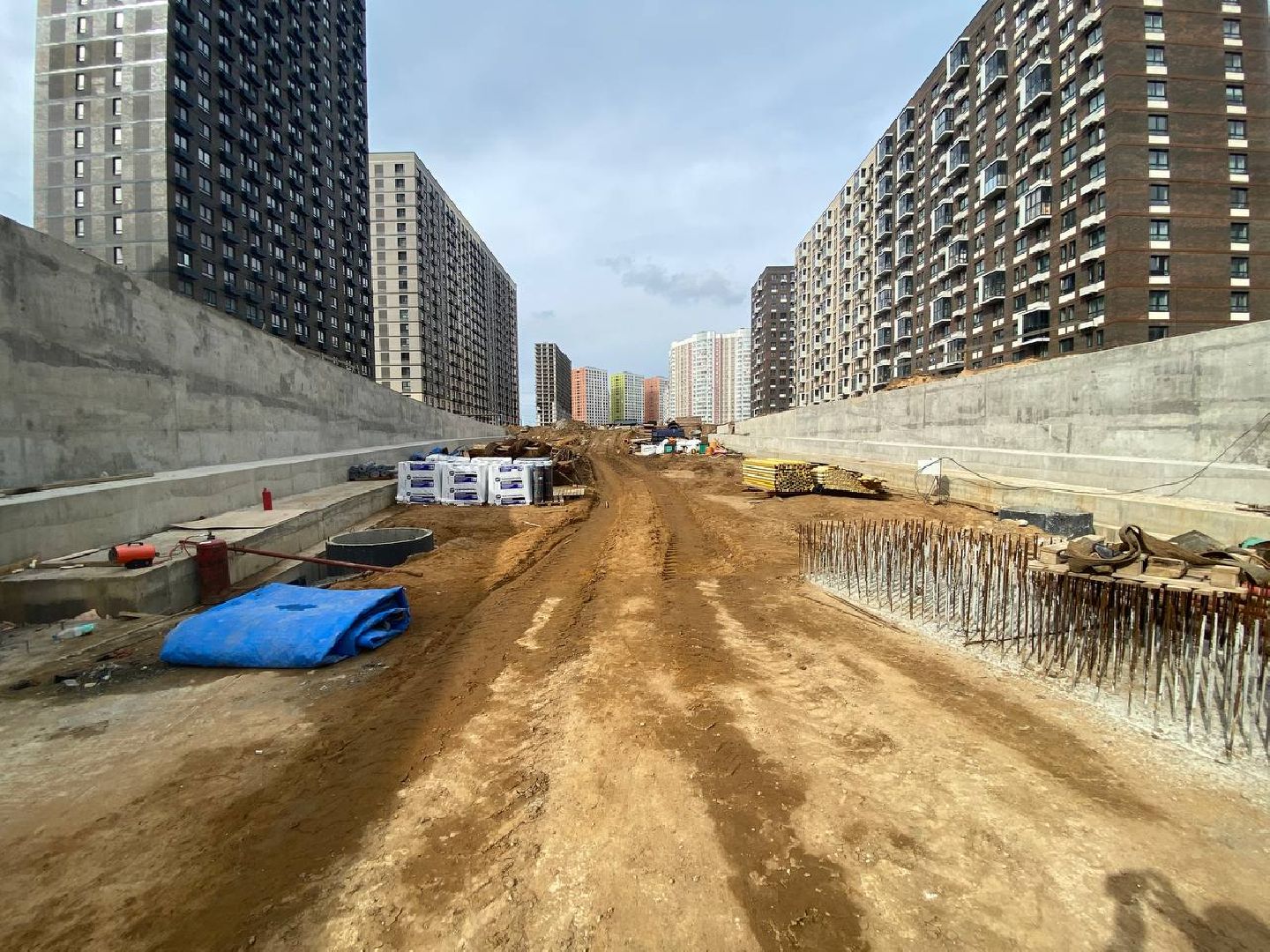 тоннель в Путилково, Строительство тоннеля, Строительство в Путилково,