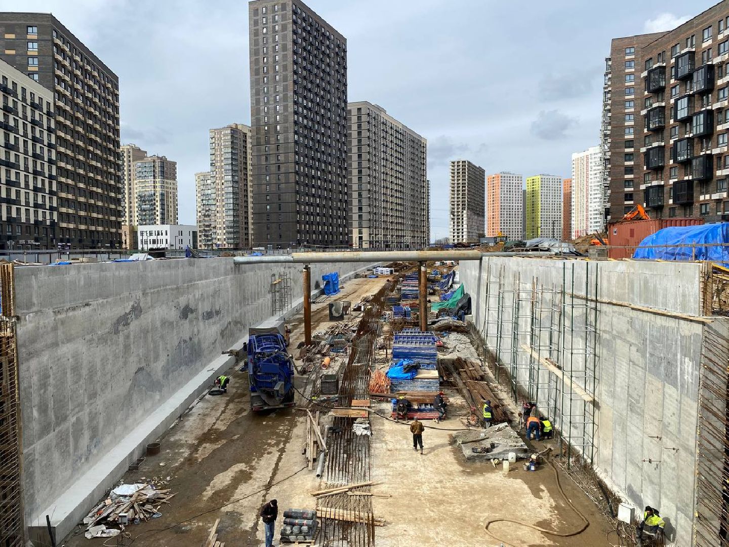 тоннель в Путилково, Строительство тоннеля, Строительство в Путилково,