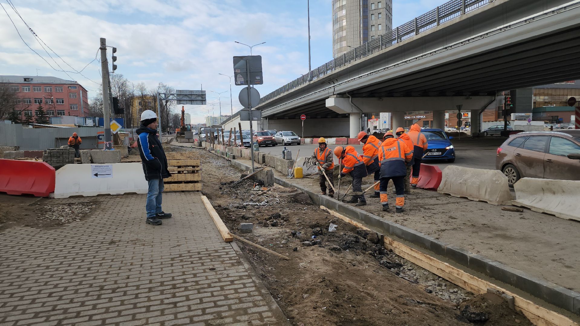 люберцы, строители, благоустройство,