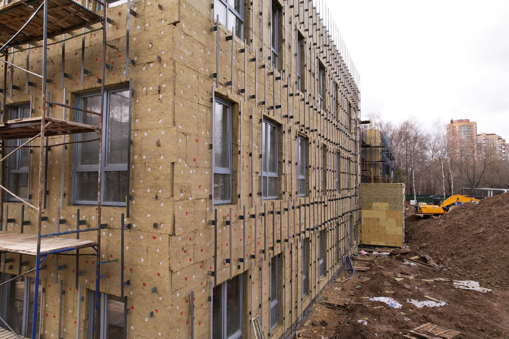 видео с коптера, детский сад 9 в химках, реконструкция детского сада,