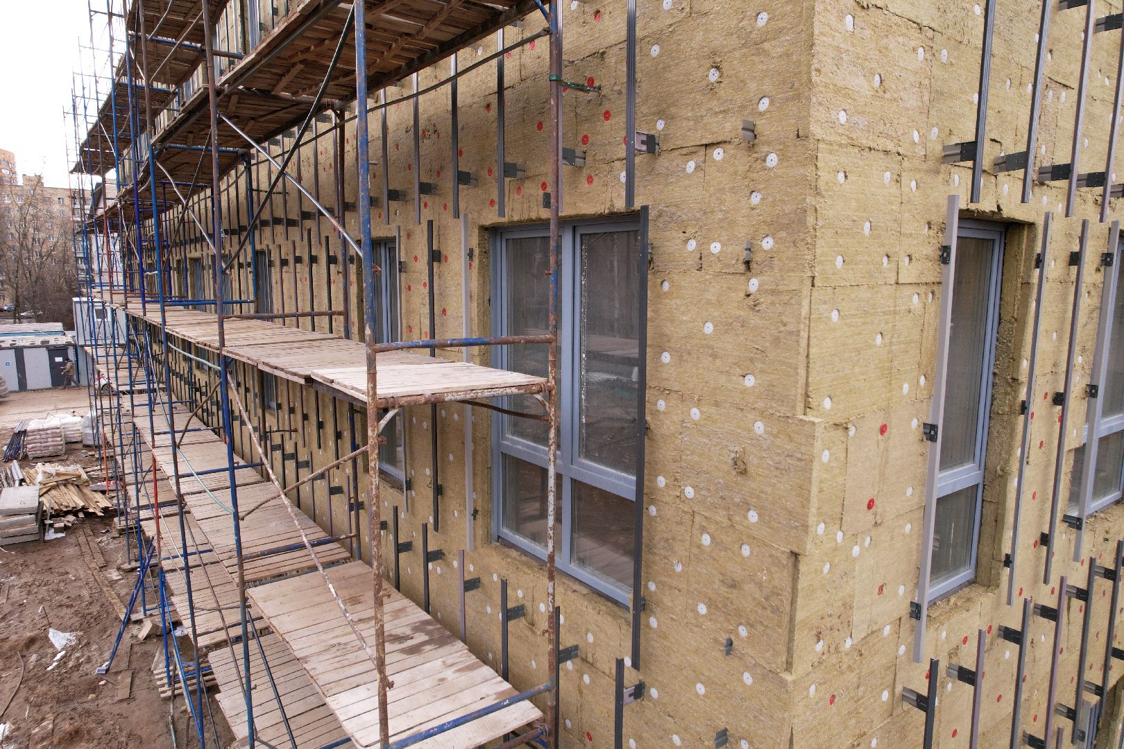 видео с коптера, детский сад 9 в химках, реконструкция детского сада,