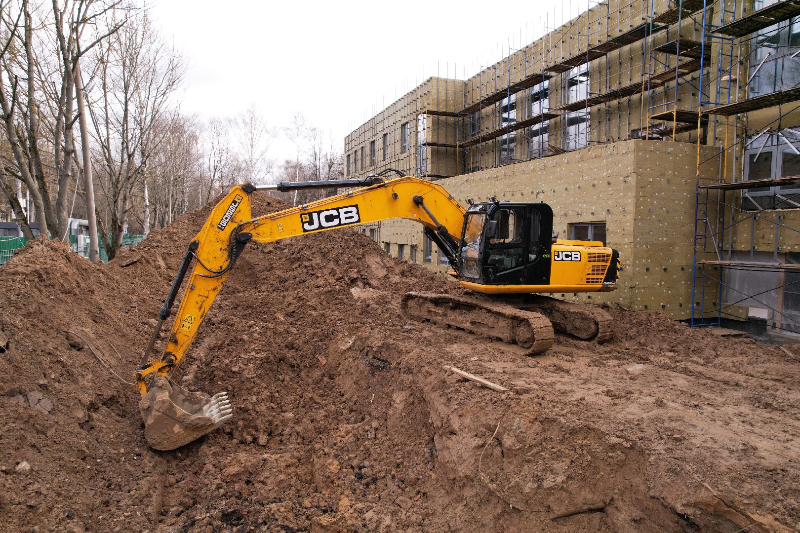 видео с коптера, детский сад 9 в химках, реконструкция детского сада,